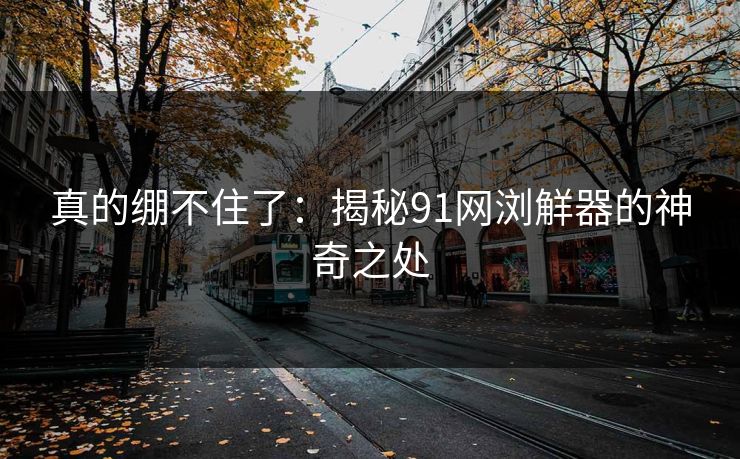 真的绷不住了：揭秘91网浏觧器的神奇之处